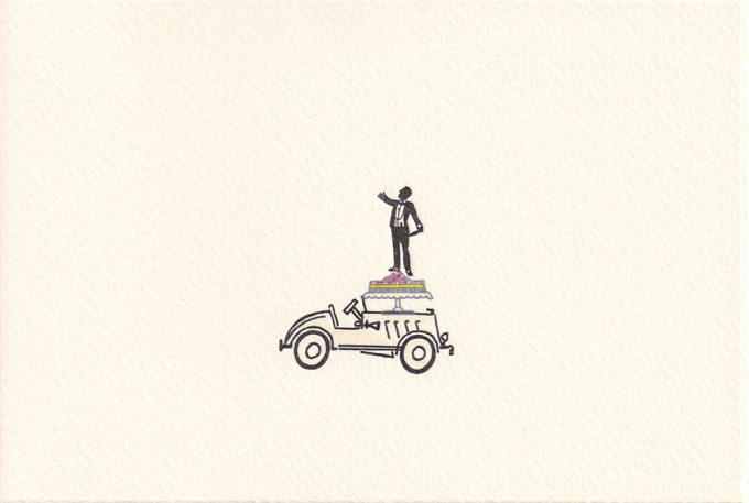 Hochzeitstorte (silbern)