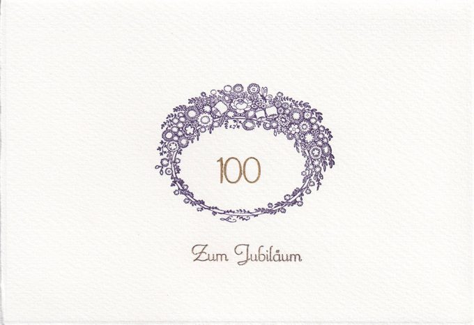 Jubiläum (100 Jahre)