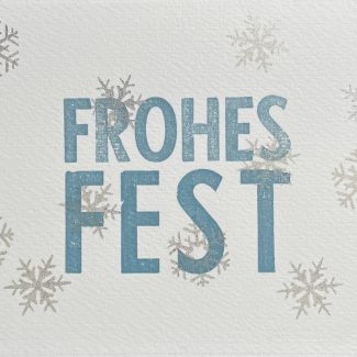 Frohes Fest (Eisblumen)