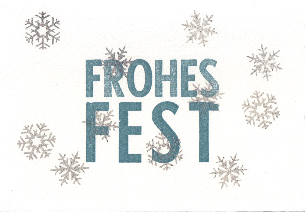 Frohes Fest (Eisblumen)